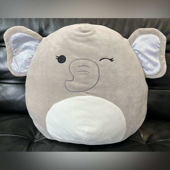 Squishmallows elephant plush official Kellytoy 12" - Picture 3 of 11